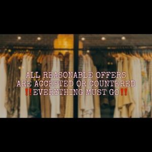 Everything must go - post new items weekly